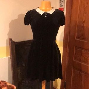 Black Wednesday Adamms style dress